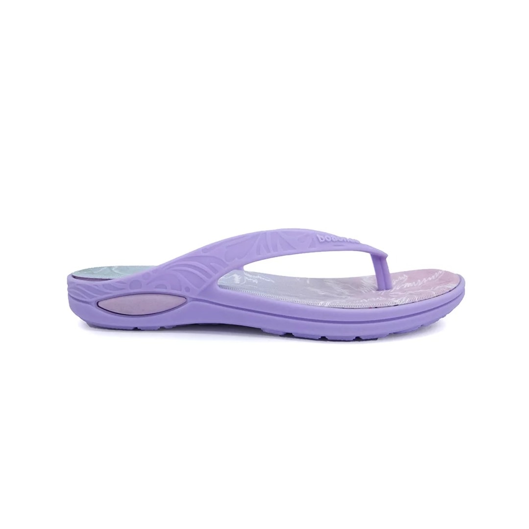 Chinelo Boa Onda  Lily Conforto Estampado 1319-158 Lilas