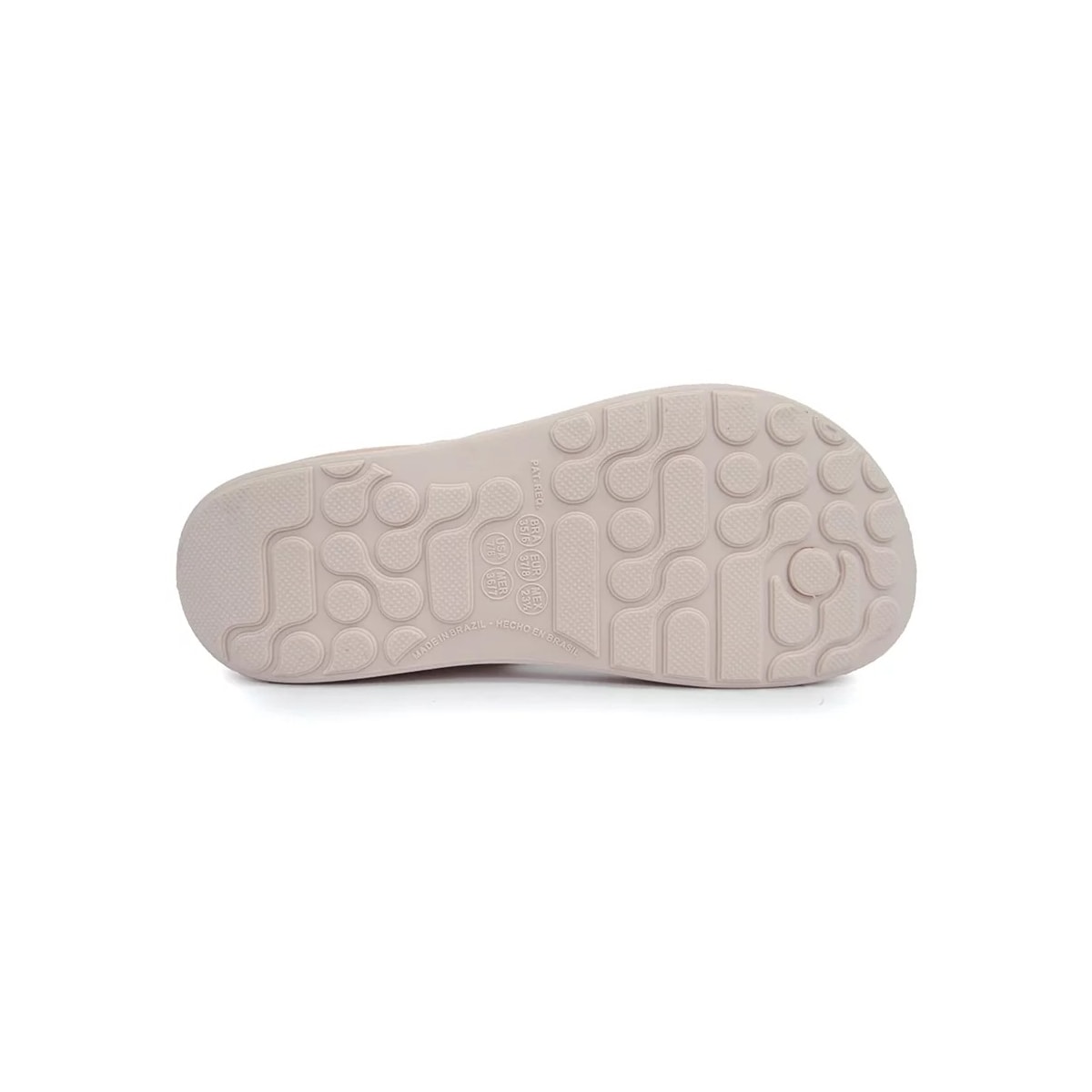 Chinelo Boa Onda  Lily Conforto Estampado 1319-158 Rose Nude