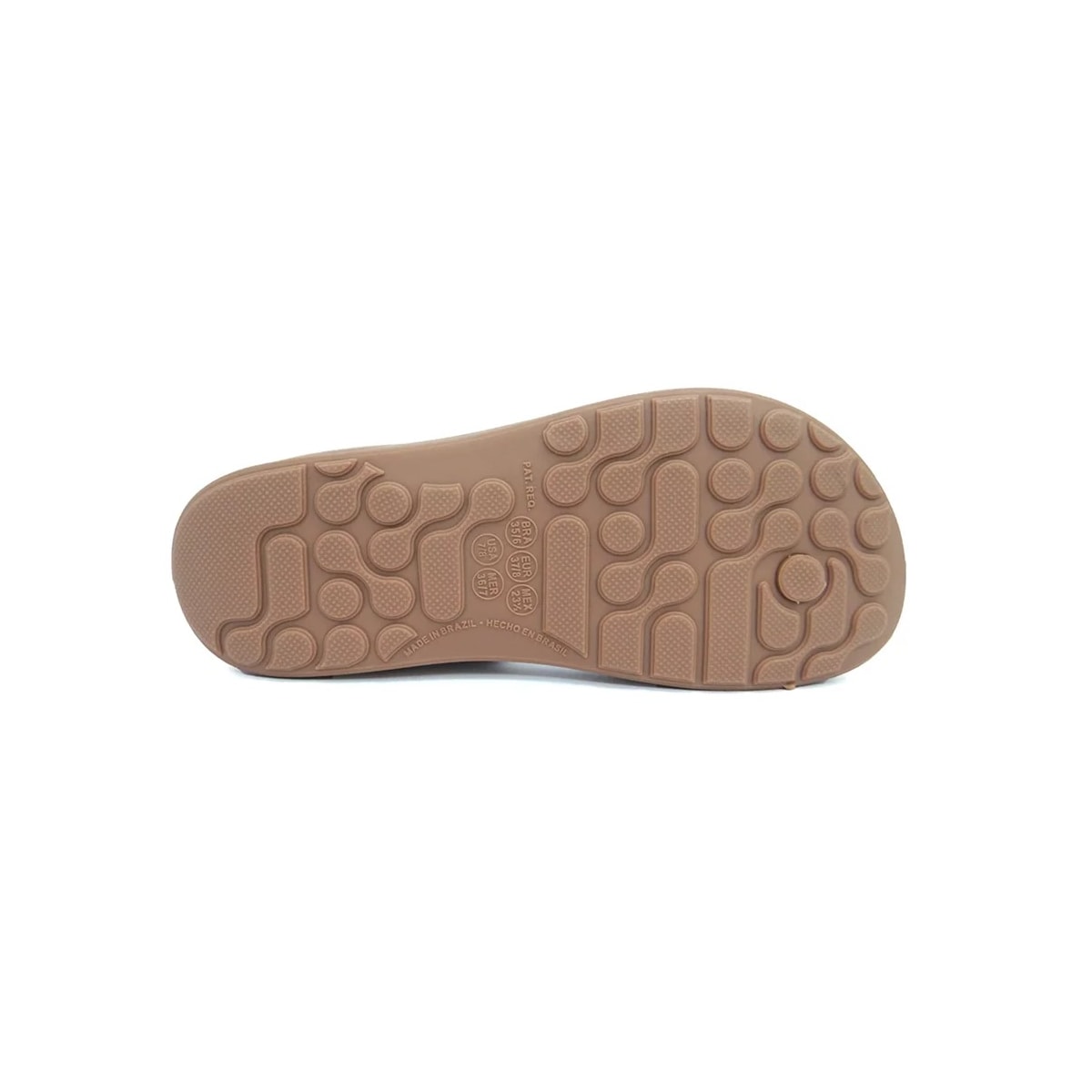 Chinelo Boa Onda Lily Conforto Estampado 1319-159 Canela Chinelo Boa Onda Lily Conforto Estampado 1319-159 Canela