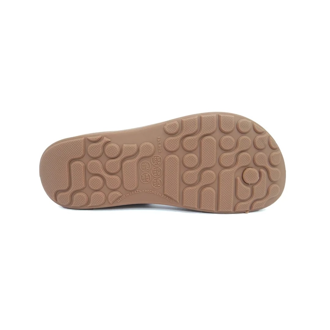 Chinelo Boa Onda Lily Conforto Estampado 1319-159 Canela Chinelo Boa Onda Lily Conforto Estampado 1319-159 Canela