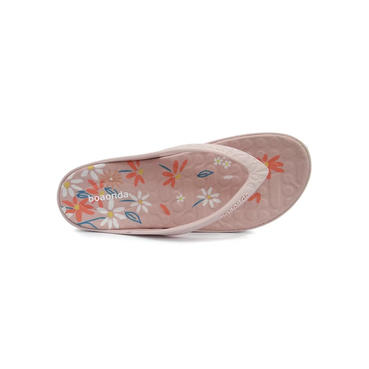 Chinelo Boa Onda Lily Conforto Estampado 1319-159 Rose Nude