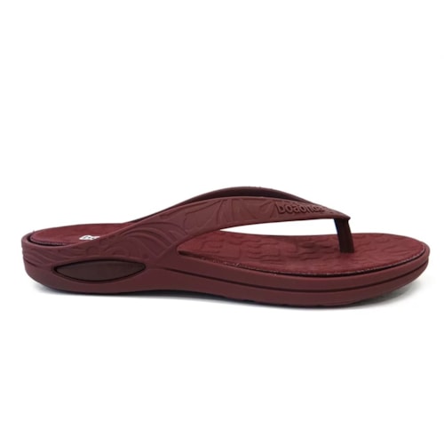 Chinelo Boa Onda Lily Conforto Liso 1319-100 Açai/Açai