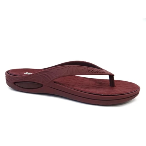 Chinelo Boa Onda Lily Conforto Liso 1319-100 Açai/Açai