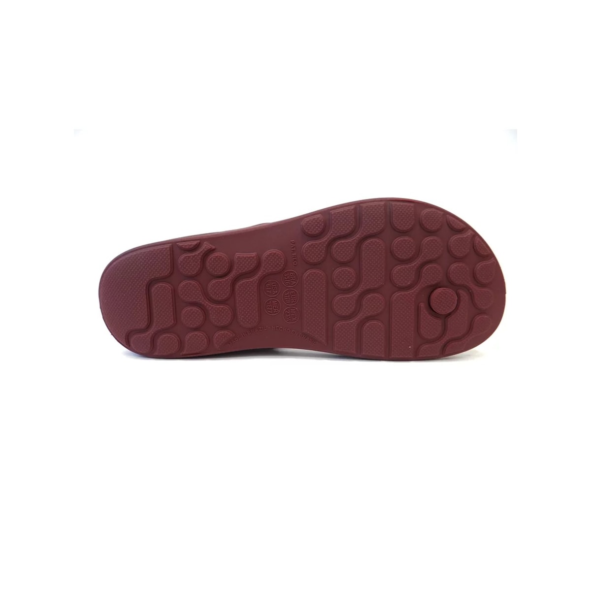 Chinelo Boa Onda Lily Conforto Liso 1319-100 Açai/Açai