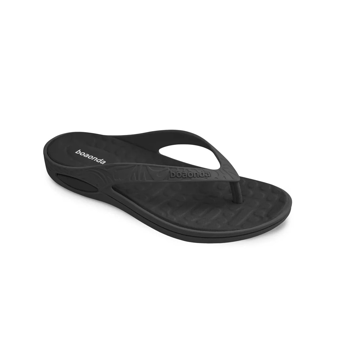 Chinelo Boa Onda Lily Conforto Liso 1319-100 Preto/Preto Chinelo Boa Onda Lily Conforto Liso 1319-100 Preto/Preto