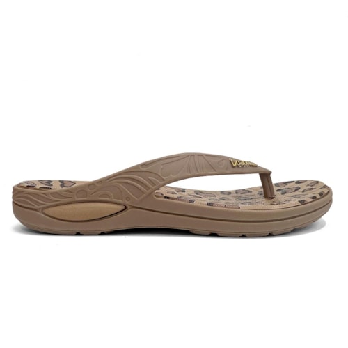 Detalhe - Chinelo Boa Onda Lily Feminino 1319-252 Canela