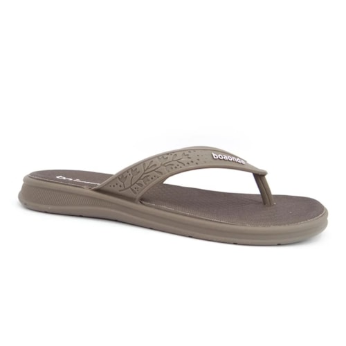 Chinelo Boa Onda Maia Conforto Liso 2029-100 Capuccino