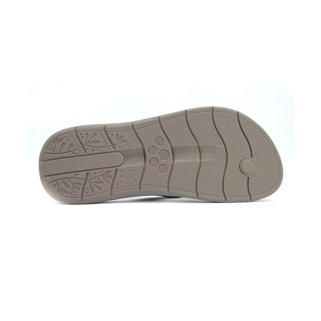Chinelo Boa Onda Maia Conforto Liso 2029-100 Capuccino