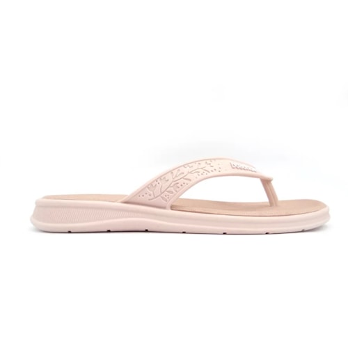 Detalhe - Chinelo Boa Onda Maia Conforto Liso 2029-100 Rose Nude