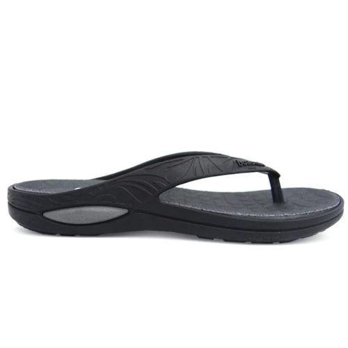 Chinelo Boa Onda Masculino Lily Bicolor 1319-198 Preto/Cinza