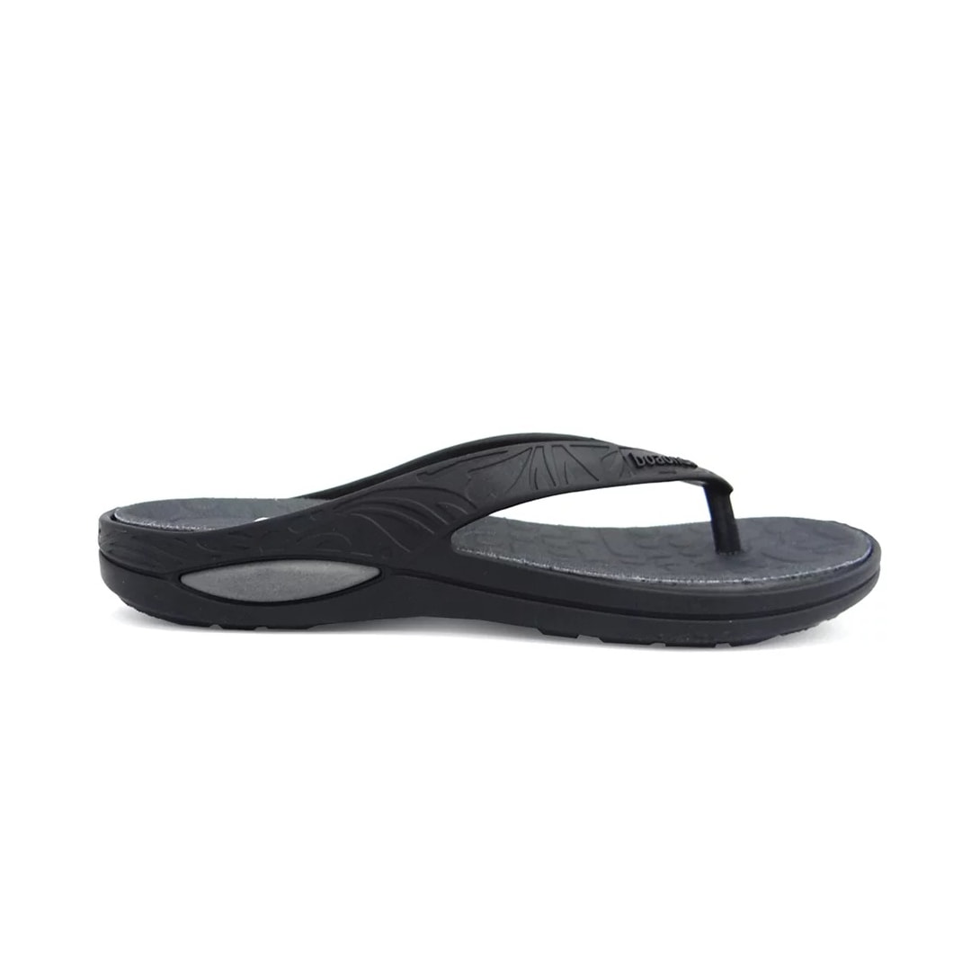 Chinelo Boa Onda Masculino Lily Bicolor 1319-198 Preto/Cinza