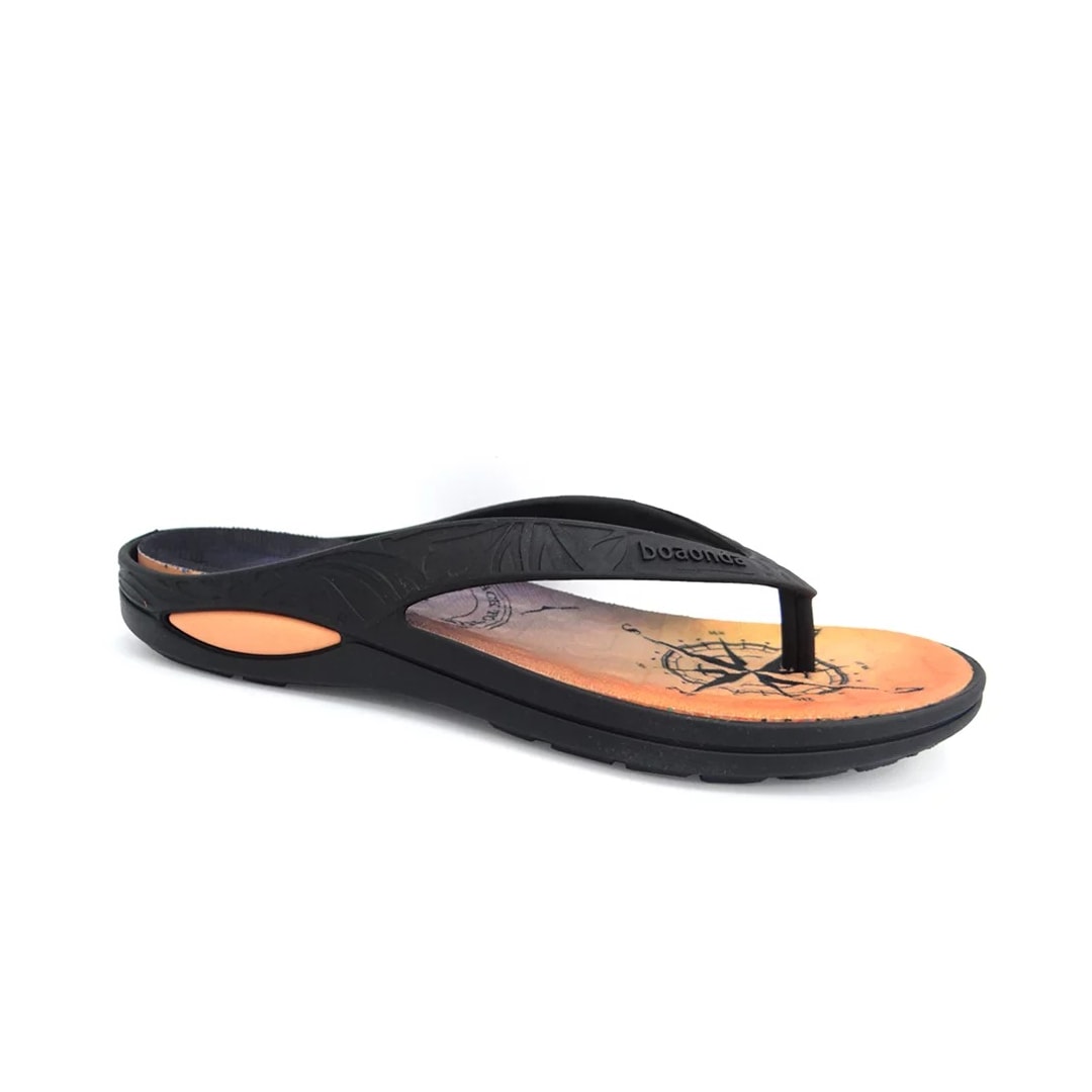 Chinelo Boa Onda Masculino Lily Sunset 1319-210 Preto/Tangerina Chinelo Boa Onda Masculino Lily Sunset 1319-210 Preto/Tangerina