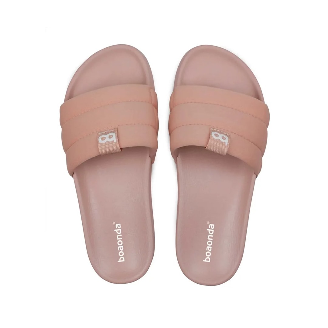 Chinelo Boa Onda Slide 1737-135 Rose Nude/Rose