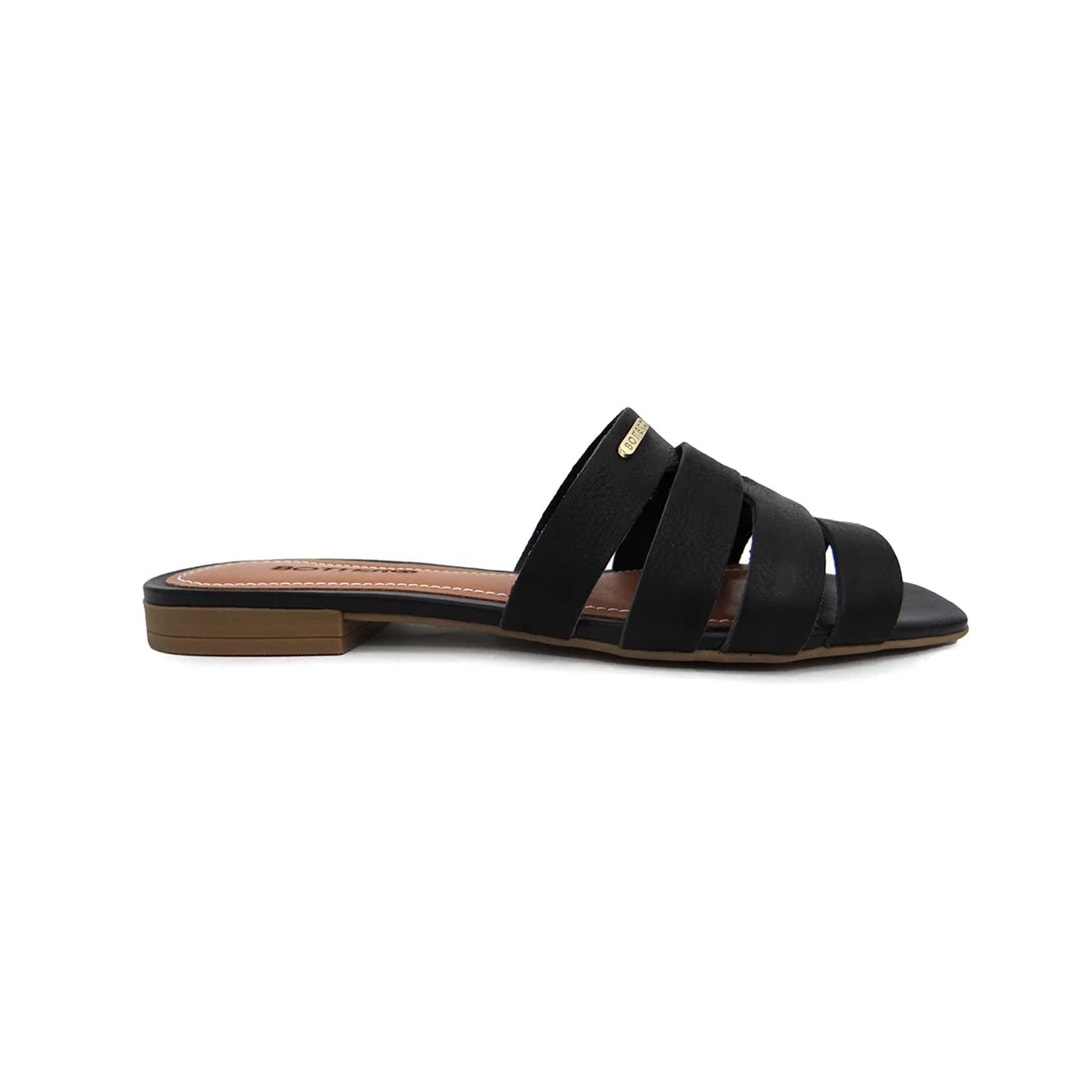 Chinelo Bottero Rasteira Couro 323113 Preto Chinelo Bottero Rasteira Couro 323113 Preto
