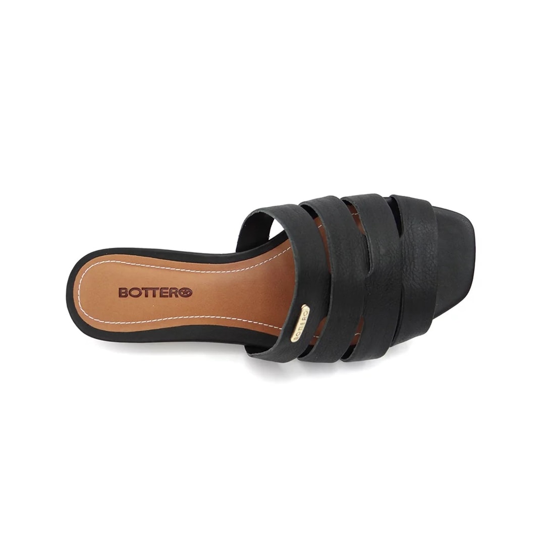 Chinelo Bottero Rasteira Couro 323113 Preto