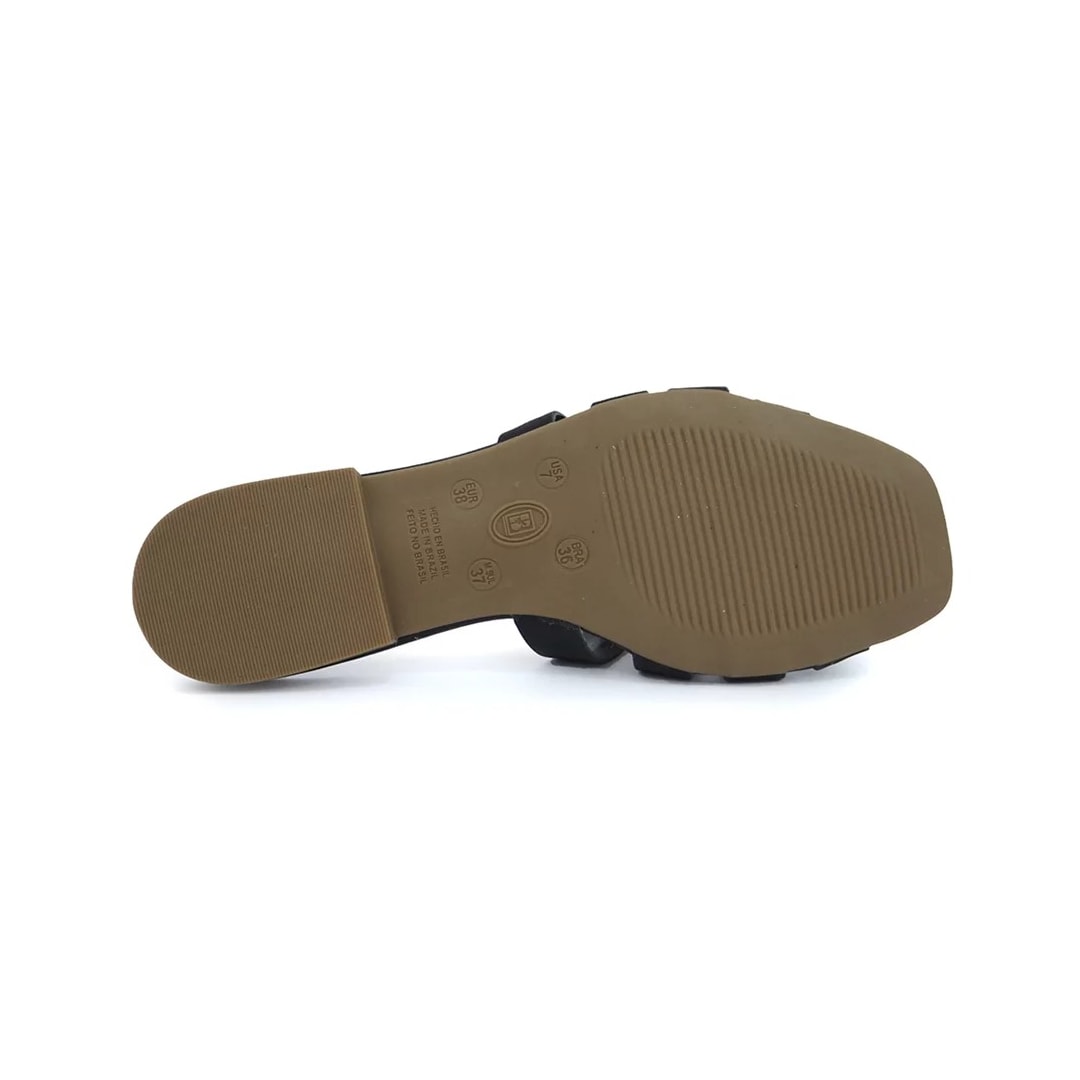 Chinelo Bottero Rasteira Couro 323113 Preto