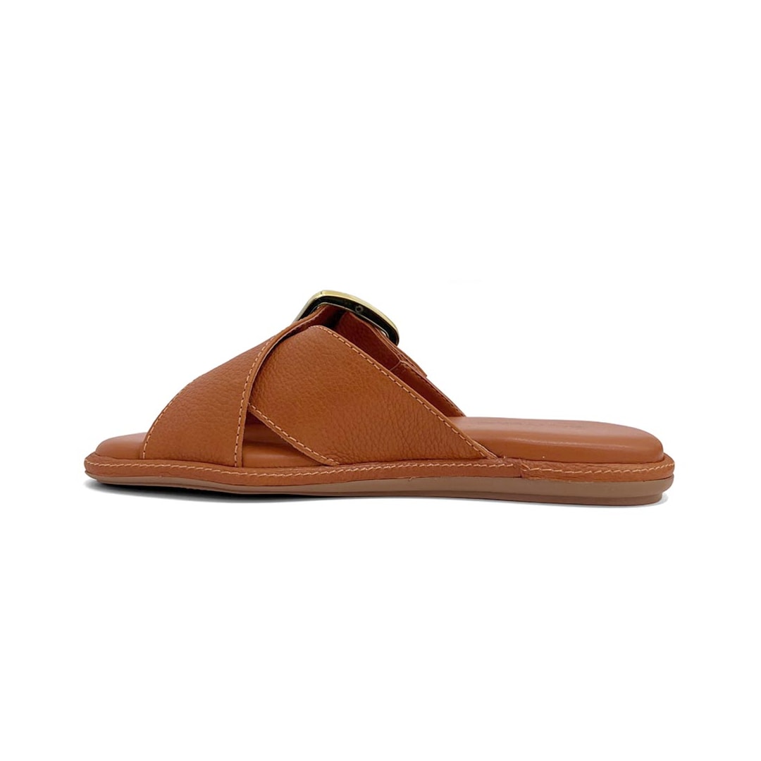 Chinelo Bottero Rasteira De Couro 376001 Caramelo
