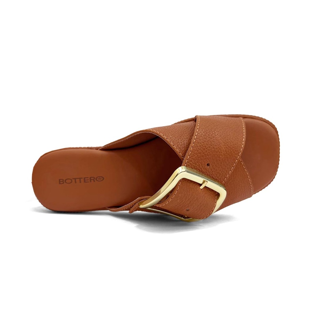 Chinelo Bottero Rasteira De Couro 376001 Caramelo