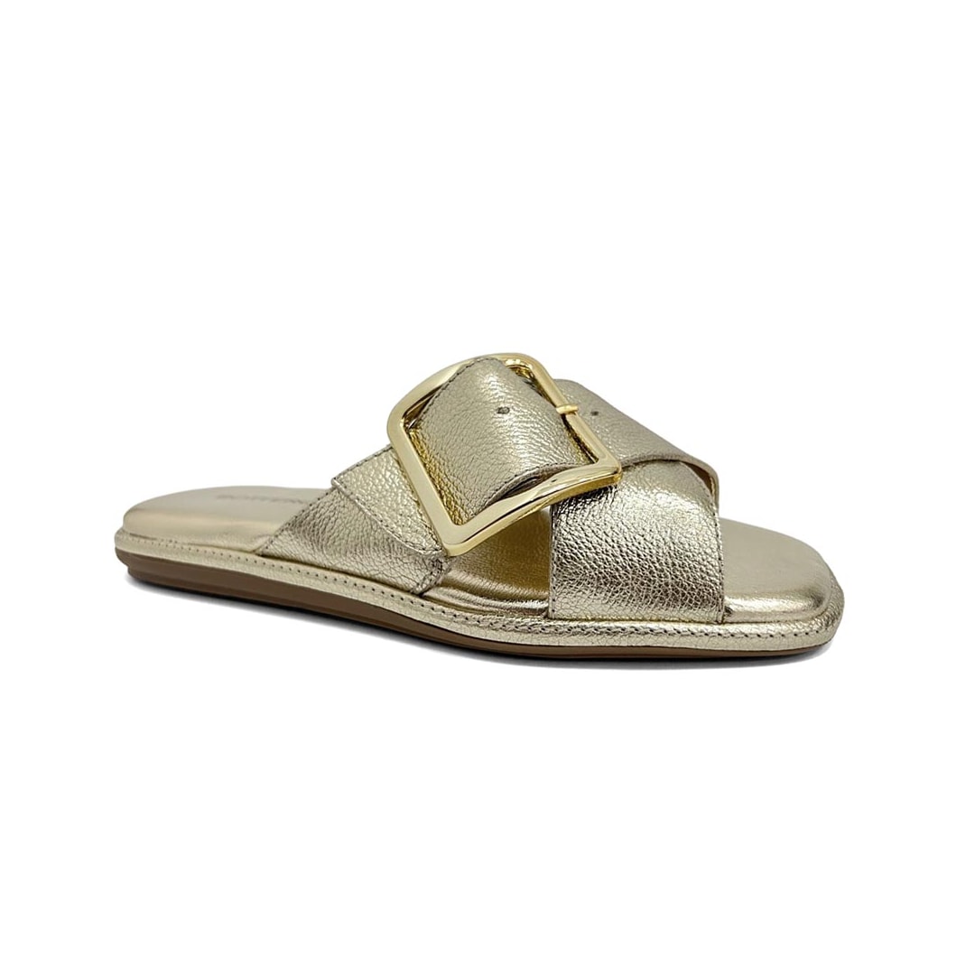 Chinelo Bottero Rasteira De Couro 376001 Dourado