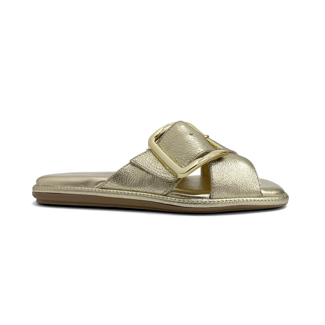 Chinelo Bottero Rasteira De Couro 376001 Dourado