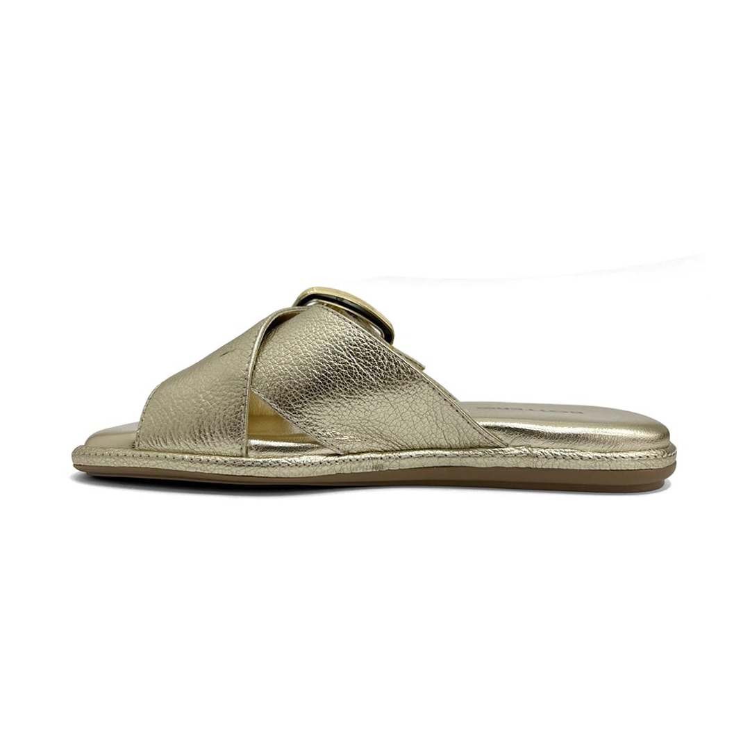 Chinelo Bottero Rasteira De Couro 376001 Dourado