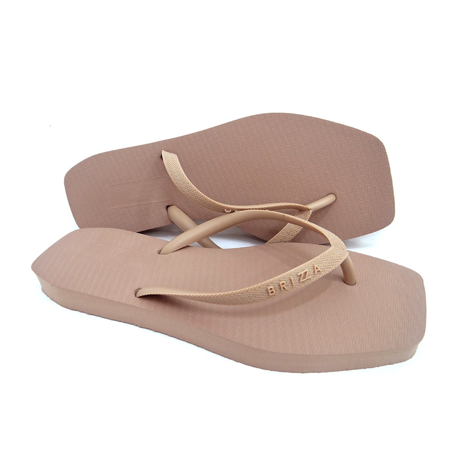 CHINELO BRIZZA BY AREZZO SQUARE Z 19027 002 03 MARROM Linha