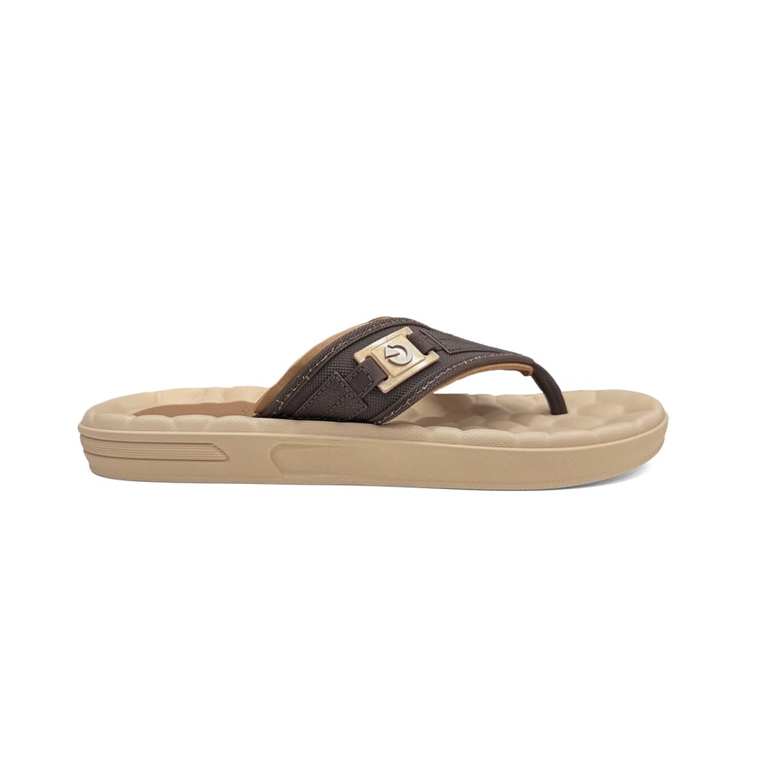 Chinelo Cartago De Dedo Egeu Iii 12287 Bege/Marrom/Castor