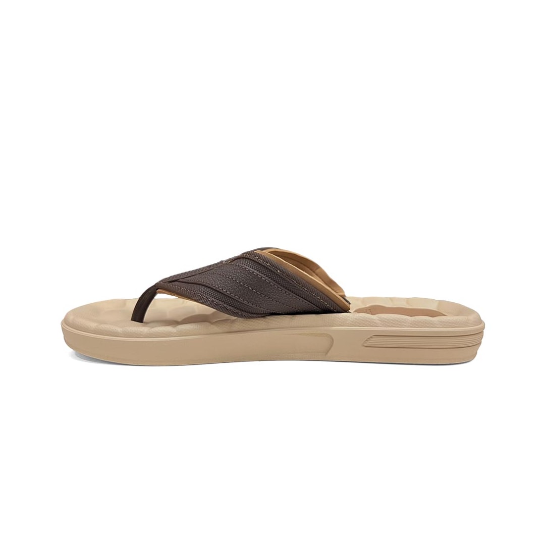 Chinelo Cartago De Dedo Egeu Iii 12287 Bege/Marrom/Castor