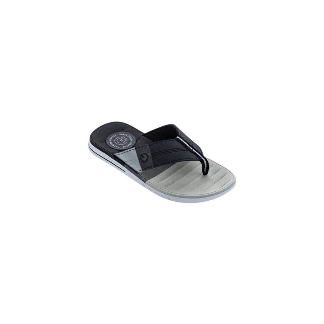 Chinelo Cartago Grendene Sevilha Iv Dedo 11333 Branco/Preto/Cinza