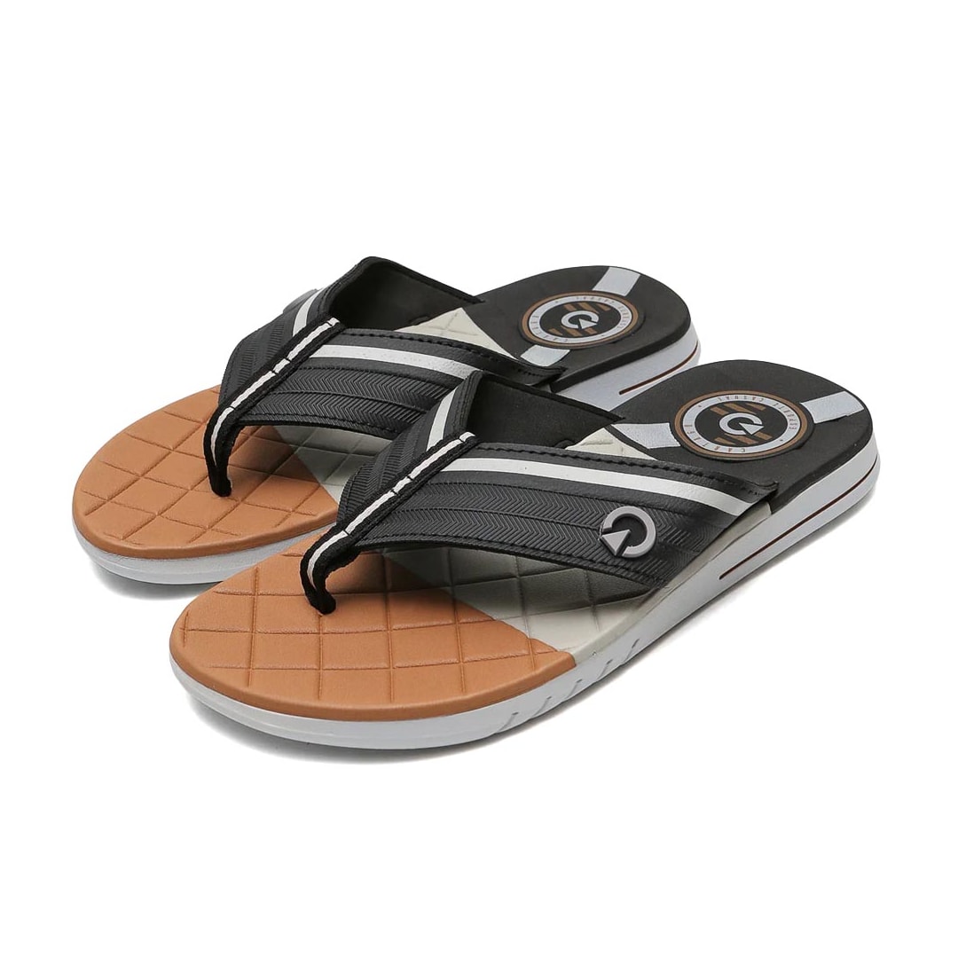 Chinelo Cartago Grendene Sevilha Iv Dedo 11333 Branco/Preto/Marrom Chinelo Cartago Grendene Sevilha Iv Dedo 11333 Branco/Preto/Marrom