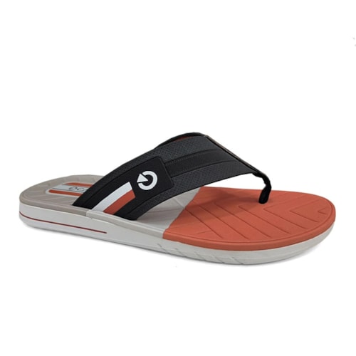 Chinelo Cartago Grendene Sevilha Iv Dedo 11333 Cinza/Preto