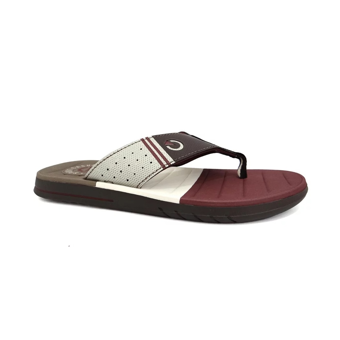 Chinelo Cartago Grendene Sevilha Iv Dedo 11333 Marrom/Bordo/Bege