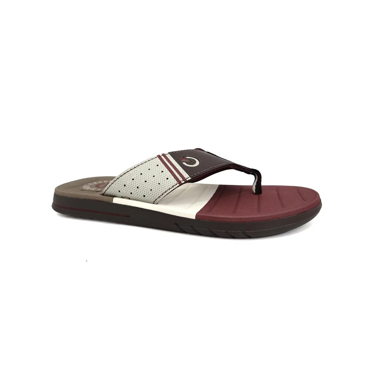 Chinelo Cartago Grendene Sevilha Iv Dedo 11333 Marrom/Bordo/Bege Chinelo Cartago Grendene Sevilha Iv Dedo 11333 Marrom/Bordo/Bege