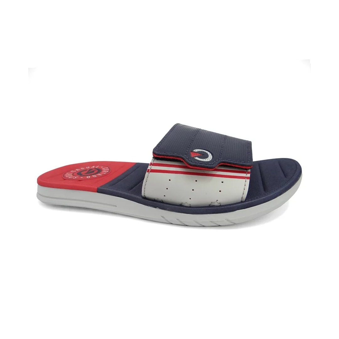 Chinelo Cartago Grendene Sevilha Iv Slide 11334 Cinza/Azul/Vermelho Chinelo Cartago Grendene Sevilha Iv Slide 11334 Cinza/Azul/Vermelho