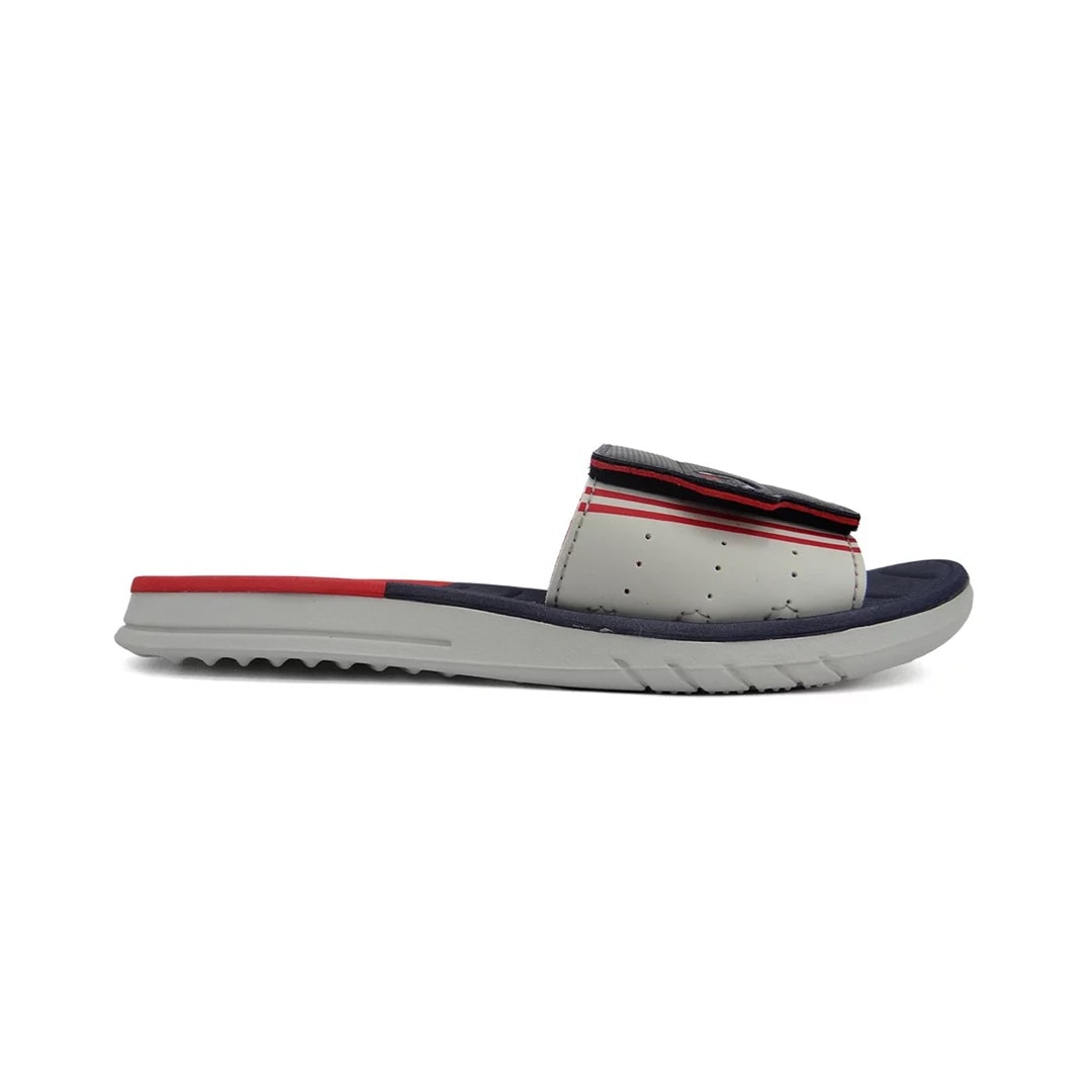 Chinelo Cartago Grendene Sevilha Iv Slide 11334 Cinza/Azul/Vermelho