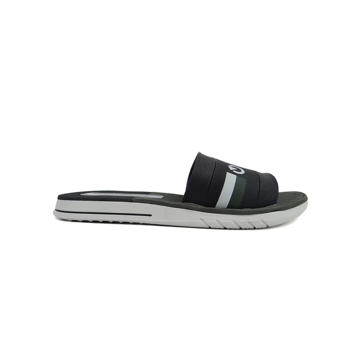 Chinelo Cartago Grendene Sevilha Iv Slide 11334 Cinza/Preto/Verde Chinelo Cartago Grendene Sevilha Iv Slide 11334 Cinza/Preto/Verde