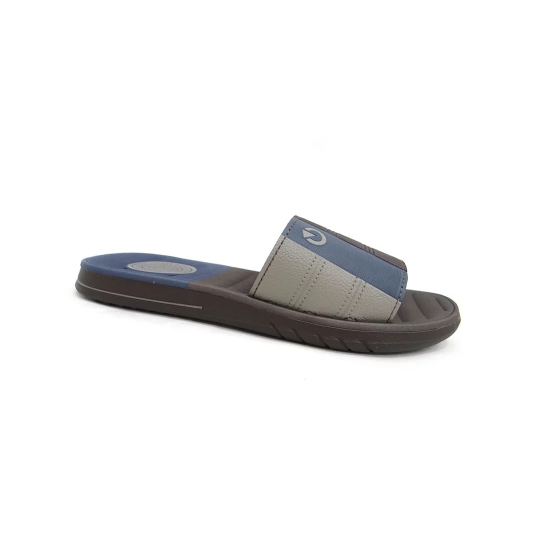 Chinelo Cartago Grendene Sevilha Iv Slide 11334 Marrom/Cinza/Azul Chinelo Cartago Grendene Sevilha Iv Slide 11334 Marrom/Cinza/Azul
