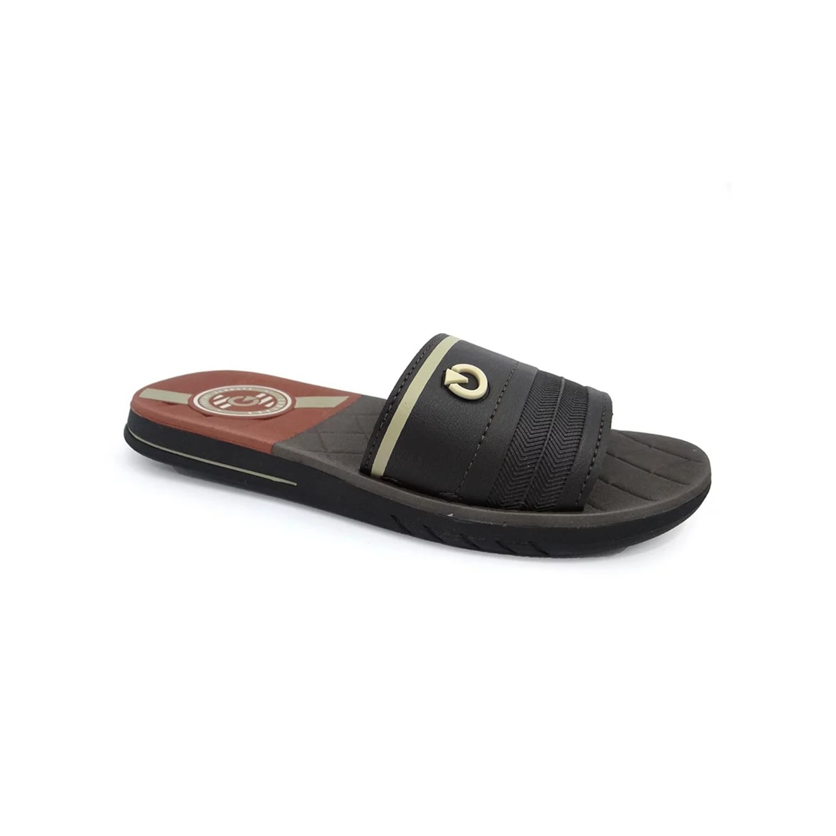 Chinelo Cartago Grendene Sevilha Iv Slide 11334 Preto/Marrom Chinelo Cartago Grendene Sevilha Iv Slide 11334 Preto/Marrom