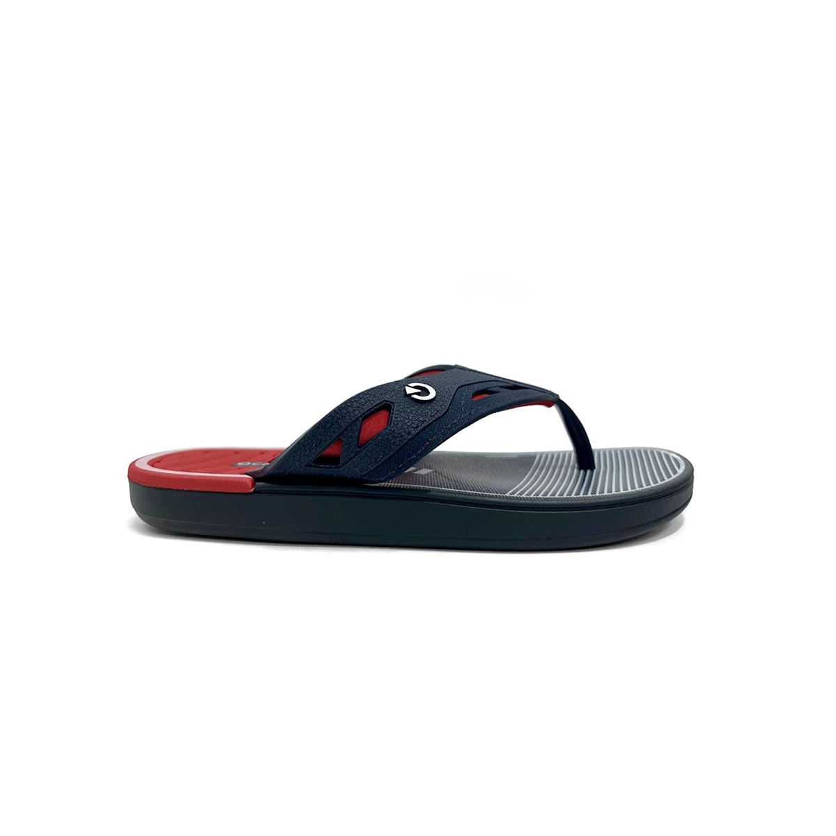 Chinelo Cartago Infantil Dallas Dedo 12216 Azul/Vermelho