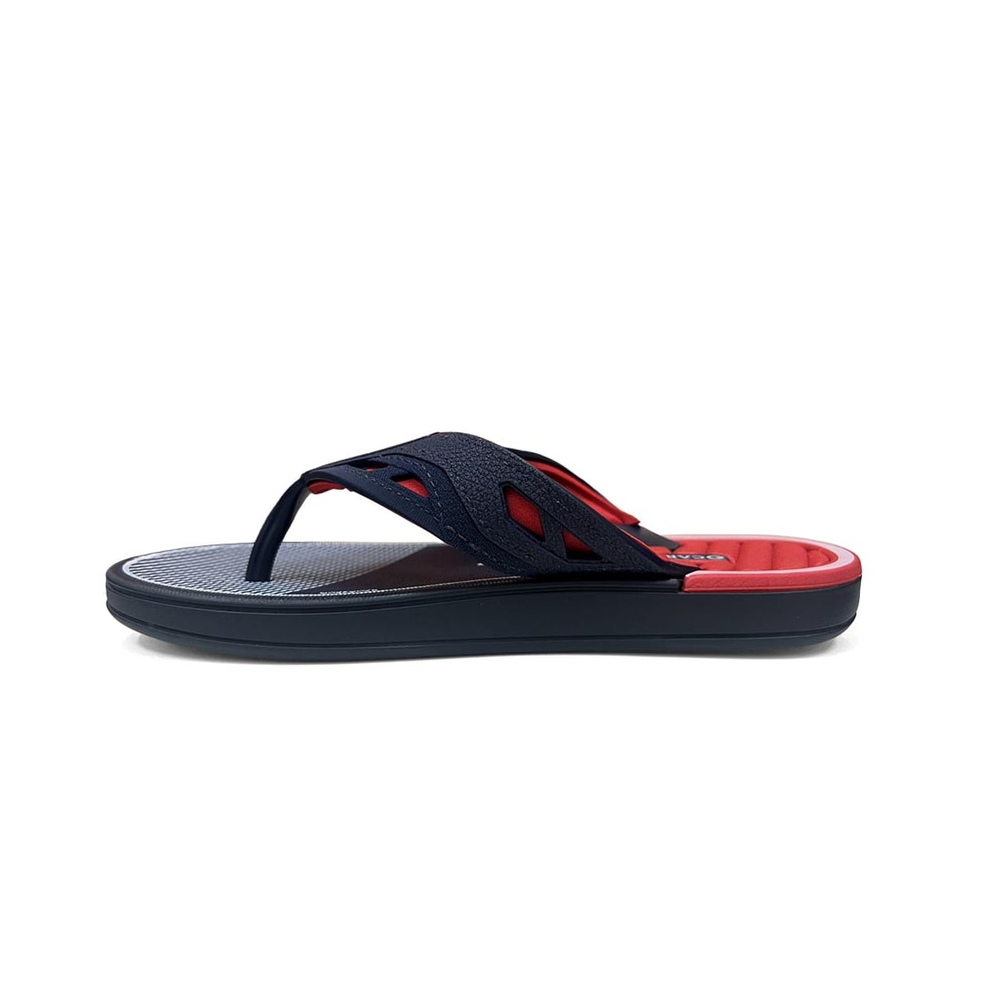 Chinelo Cartago Infantil Dallas Dedo 12216 Azul/Vermelho