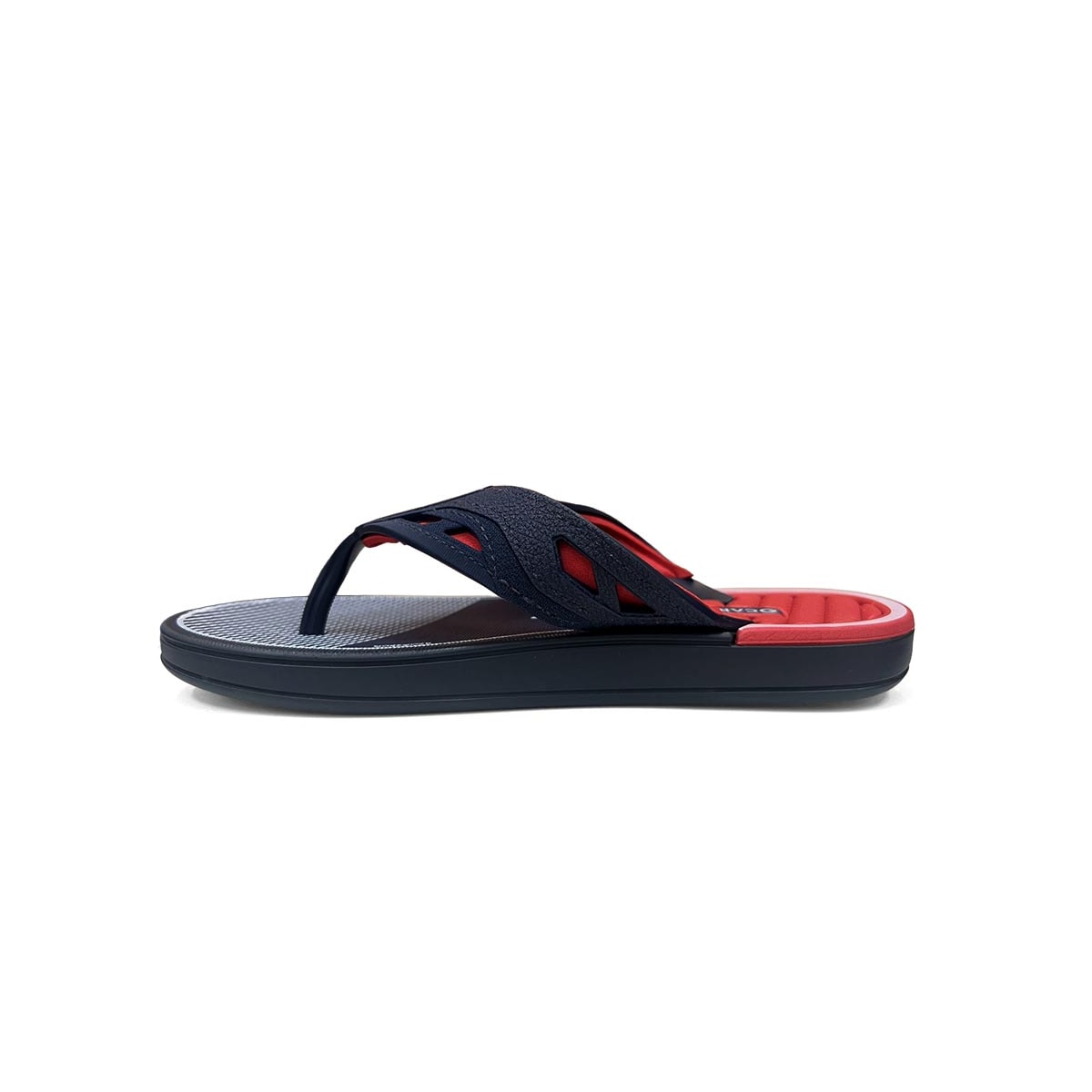 Chinelo Cartago Infantil Dallas Dedo 12216 Azul/Vermelho