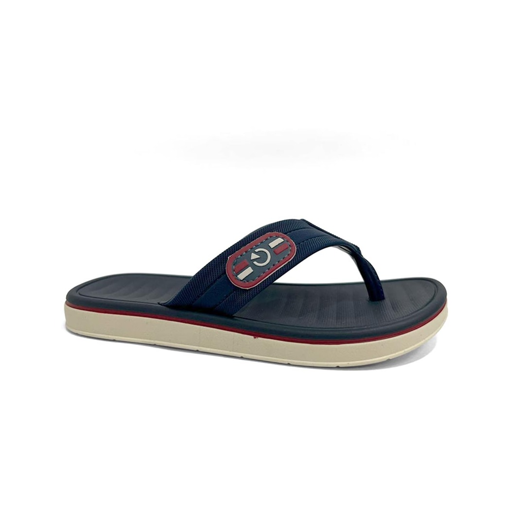 Chinelo Cartago Infantil Paris Ii Dedo 12468 Bege/Azul