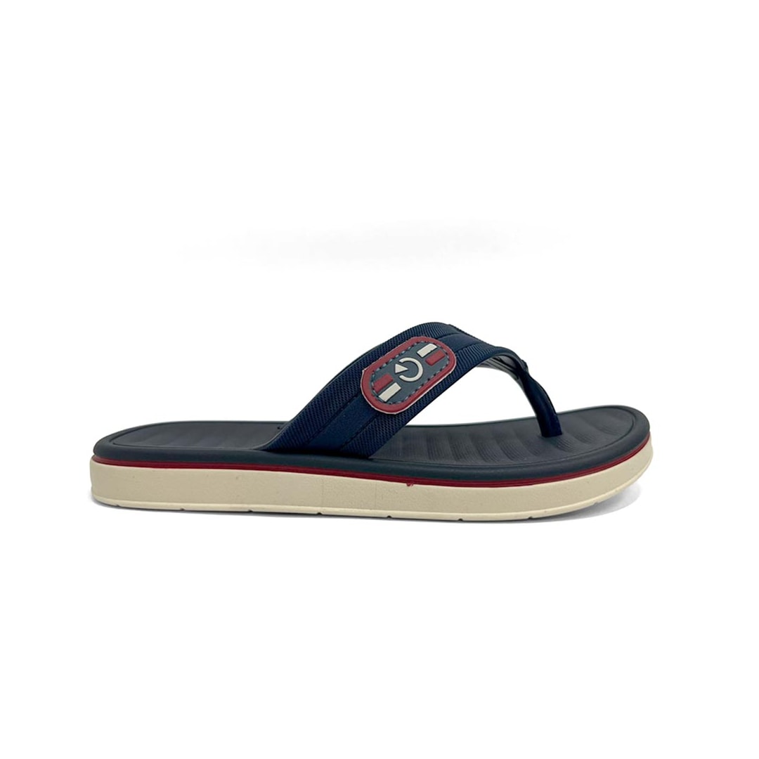 Chinelo Cartago Infantil Paris Ii Dedo 12468 Bege/Azul