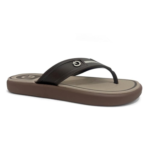 Chinelo Cartago Masculino Belgrado Dedo 12612 Marrom