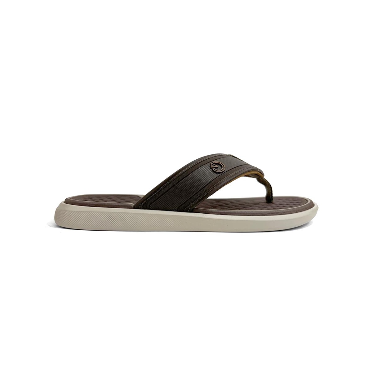 Chinelo Cartago Masculino De Dedo Dubai 12575 Bege