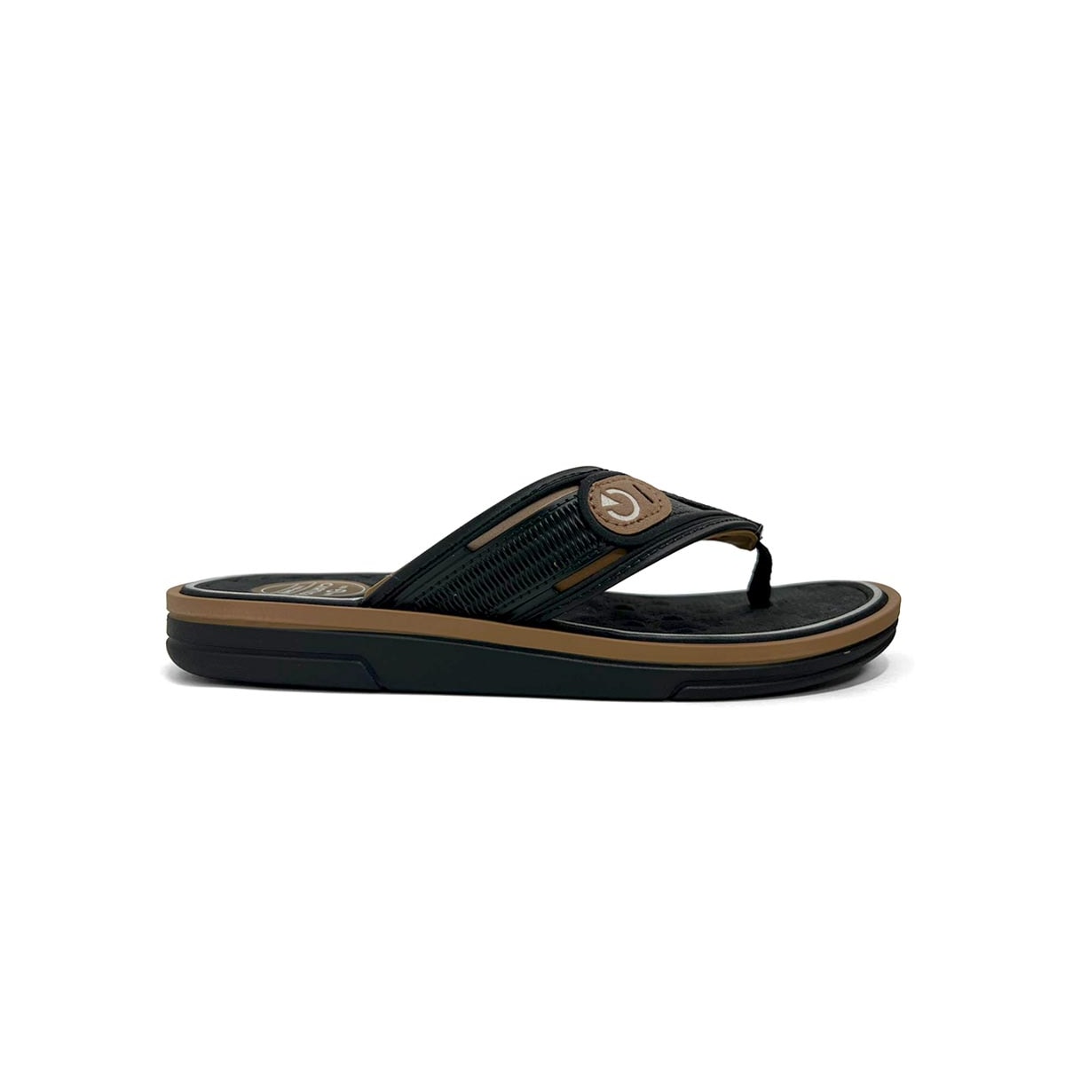 Chinelo Cartago Masculino De Dedo Lyon IV 12531 Preto/Castor Chinelo Cartago Masculino De Dedo Lyon IV 12531 Preto/Castor