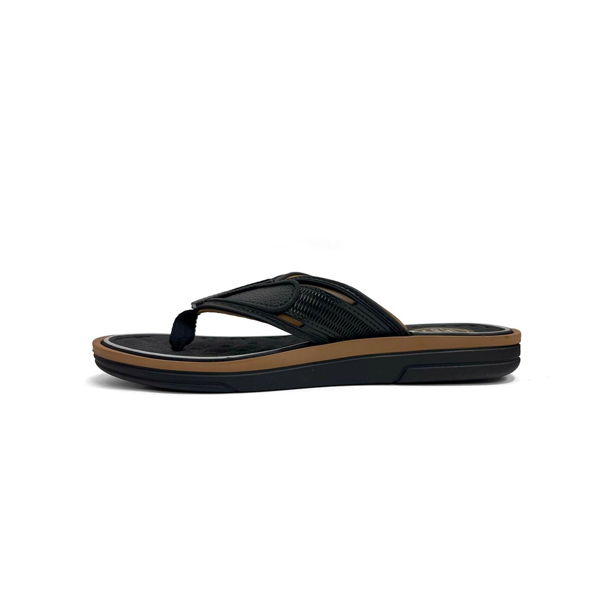 Chinelo Cartago Masculino De Dedo Lyon IV 12531 Preto/Castor Chinelo Cartago Masculino De Dedo Lyon IV 12531 Preto/Castor