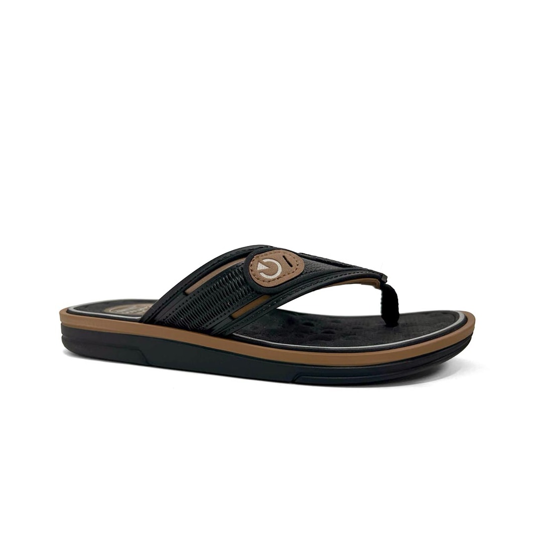 Chinelo Cartago Masculino De Dedo Lyon IV 12531 Preto/Castor Chinelo Cartago Masculino De Dedo Lyon IV 12531 Preto/Castor