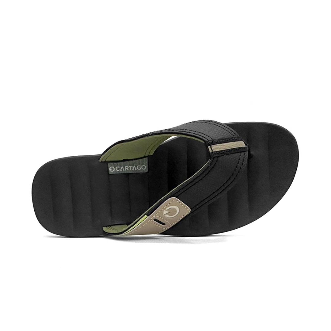 Chinelo Cartago Masculino De Dedo Málaga 10954 Cinza