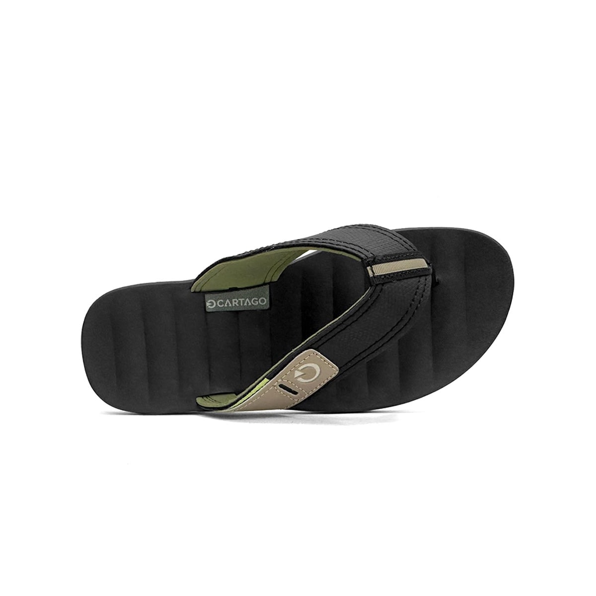 Chinelo Cartago Masculino De Dedo Málaga 10954 Cinza